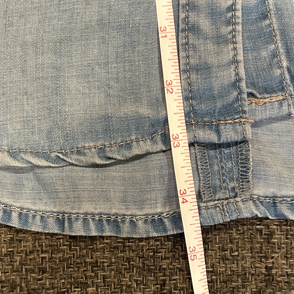 Denim Long Sleeve Shirt Dress - Picture 5 of 6